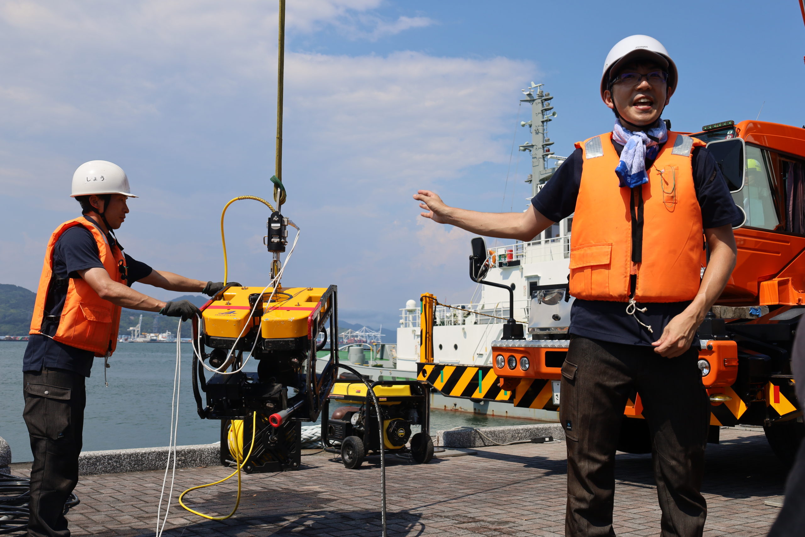 OceanBiz静岡開催での実海域デモンストレーション