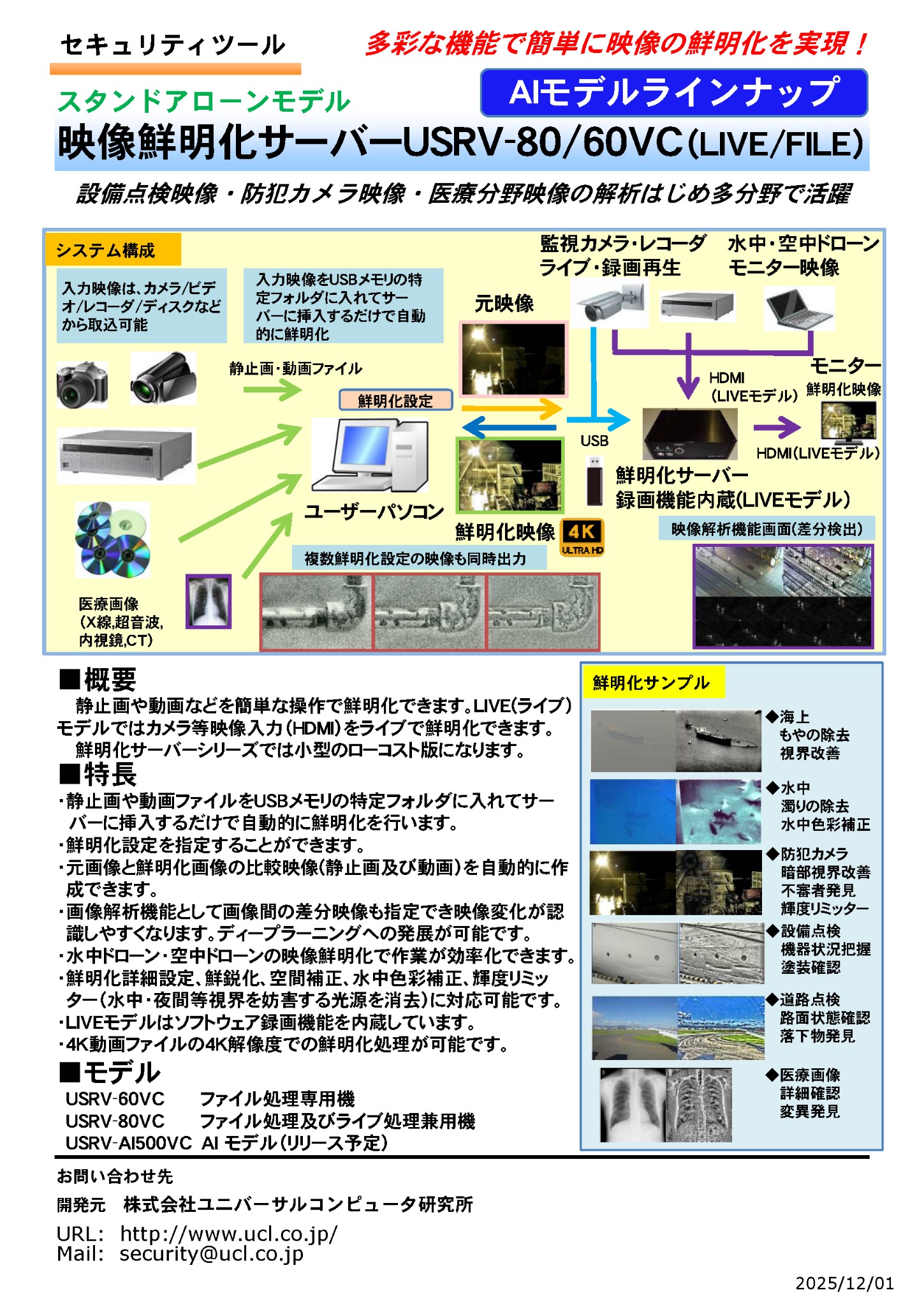 株式会社ユニバーサルコンピュータ研究所/株式会社Suzak 展示・デモ製品画像