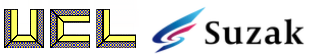 株式会社ユニバーサルコンピュータ研究所/株式会社Suzak ロゴ